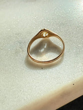 Load image into Gallery viewer, Antique Belcher Old Cut Diamond 14k Gold Ring Size 8
