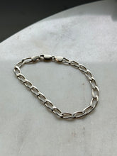 Load image into Gallery viewer, Italian Vintage Sterling Silver Bracelet 7.5”
