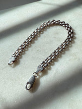 Load image into Gallery viewer, Italian Panther Link Sterling Silver Bracelet 6.75”
