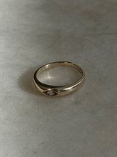 Load image into Gallery viewer, Vintage 10k Yellow Gold Diamond Midi Ring Size 2.5

