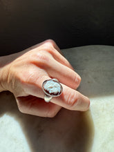 Load image into Gallery viewer, Cameo Sterling Silver Ring Size 9.75
