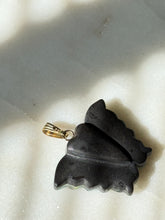 Load image into Gallery viewer, Mosaic Opal 14k Gold Carved Butterfly Pendant
