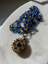 Load image into Gallery viewer, Vintage Czech Glass Perfume Locket Necklace
