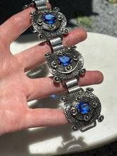 Load image into Gallery viewer, Vintage 1940s Mexico Sterling Silver Bracelet

