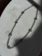 Load image into Gallery viewer, Vintage Star Sterling Silver Necklace 16”
