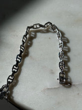 Load image into Gallery viewer, Iced Mariner Link Sterling Silver Bracelet 8”
