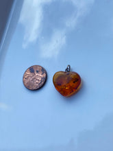 Load image into Gallery viewer, Amber Sterling Silver Pendant
