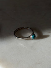 Load image into Gallery viewer, Vintage Turquoise Sterling Silver Ring Size 10
