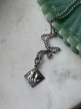 Load image into Gallery viewer, Vintage Cat Charm Necklace 20”

