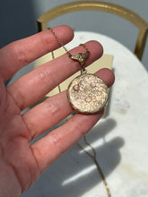 Load image into Gallery viewer, Antique Floral Locket Gold Fill Necklace 19.25”
