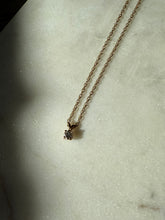 Load image into Gallery viewer, Vintage 14k Gold Diamond Necklace 15.75”
