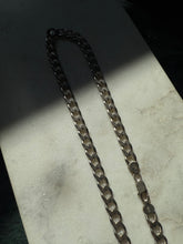 Load image into Gallery viewer, Italian Cuban Link Sterling Silver Chain 22”
