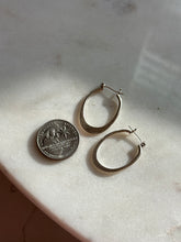 Load image into Gallery viewer, Vintage Sterling Silver Hoop Earrings
