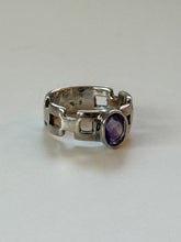 Load image into Gallery viewer, Amethyst Sterling Silver Ring Size 4.75
