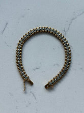 Load image into Gallery viewer, Gold Vermeil CZ Tennis Bracelet 7”
