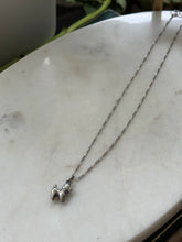 Load image into Gallery viewer, Vintage Sterling Silver Dog Necklace 15”
