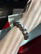 Load image into Gallery viewer, Vintage Italian Sterling Silver Jumbo San Marco Bracelet 7.25”
