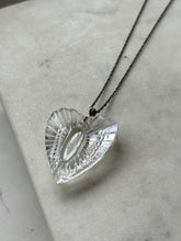 Load image into Gallery viewer, Vintage Chunky Heart Silver Plated Necklace
