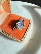 Load image into Gallery viewer, Brutalist Quartz Sterling Silver Ring Size 8.75
