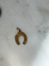 Load image into Gallery viewer, Vintage 12ct Gold Horseshoe Pendant
