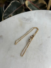 Load image into Gallery viewer, Antique 14k watch chain w/ Dog Clip 14”
