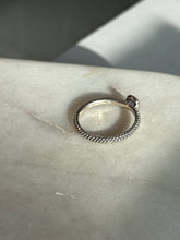 Load image into Gallery viewer, Amethyst Square Sterling Ring Size 10
