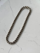 Load image into Gallery viewer, Italian San Marco Croissant Sterling Silver Chain 16”
