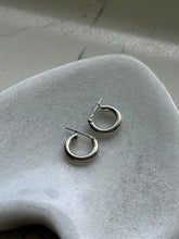 Load image into Gallery viewer, Sterling Silver Mini Tubular Hoops
