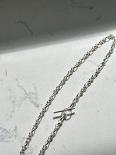 Load image into Gallery viewer, Toggle Clasp Sterling Silver Chain 16”
