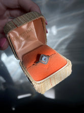 Load image into Gallery viewer, Blue Vintage Sterling Silver Ring
