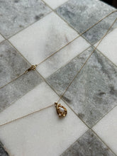 Load image into Gallery viewer, Opal &amp; Diamond 14k Gold Necklace 19”
