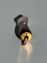 Load image into Gallery viewer, Chalcedony 18k Gold Mano Figa Pendant
