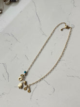 Load image into Gallery viewer, All The Luck You Can Get Gold Vermeil Charm Necklace 18”
