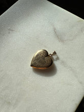 Load image into Gallery viewer, Etched Gold Fill Heart Locket
