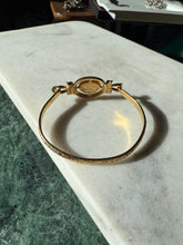 Load image into Gallery viewer, Avon Vintage Gold Plated Bangle Bracelet 6.25”
