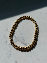 Load image into Gallery viewer, Gold Vermeil Elastic Ball Bead Bracelet
