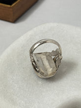 Load image into Gallery viewer, Vintage Black Onyx Sterling Silver Ring Size 6.75
