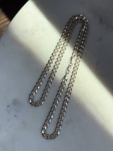 Load image into Gallery viewer, Italian Sterling Silver Solid Cuban Chain 22”
