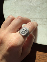 Load image into Gallery viewer, Sterling Silver 1960s Boy Scouts Signet Ring Size 8
