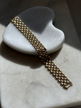Load image into Gallery viewer, Gold Tone Panther Link Bracelet
