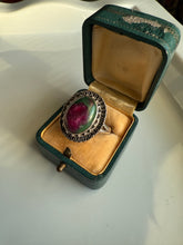 Load image into Gallery viewer, Ruby Zoisite Sterling Silver Ring
