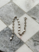 Load image into Gallery viewer, Heart Link Sterling Silver Bracelet 7.25”
