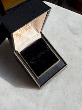 Load image into Gallery viewer, Vintage Black Velvet Ring Box
