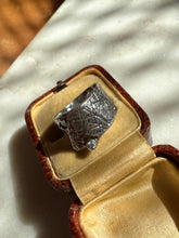 Load image into Gallery viewer, Israel Sterling Silver Brutalist Ring Size 6.25
