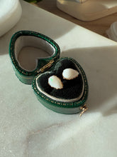 Load image into Gallery viewer, Vintage Opal 14k Yellow Gold Push Back Earrings
