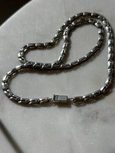 Load image into Gallery viewer, Vintage Flat Sterling Silver Chain 22”
