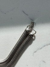 Load image into Gallery viewer, Antique Forstner Sterling Silver Snake Chain 14.5”
