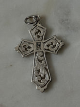 Load image into Gallery viewer, Vintage Etched Large Cross Pendant
