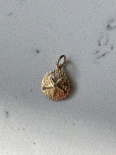 Load image into Gallery viewer, Vintage 14k Gold Mini Sand Dollar Charm
