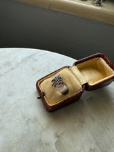 Load image into Gallery viewer, Garnet Cross Sterling Silver Ring
